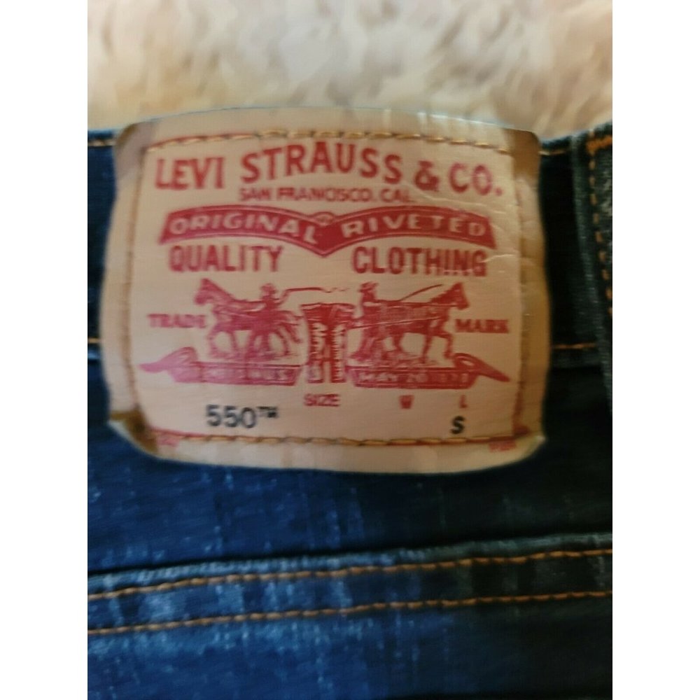 Levi's 550 Relaxed Fit Stretch Jeans sz 12 Short